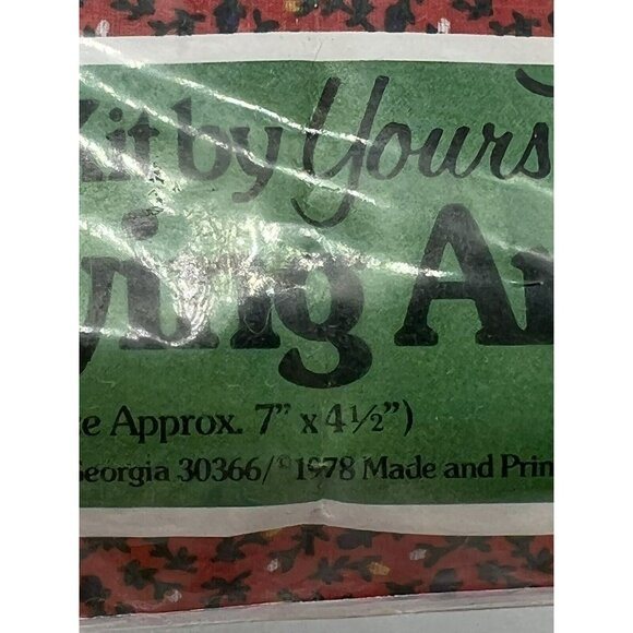 Christmas Ornament Kit Yours Truly Three Flying Angels Vintage Craft 1978 - Picture 5 of 5